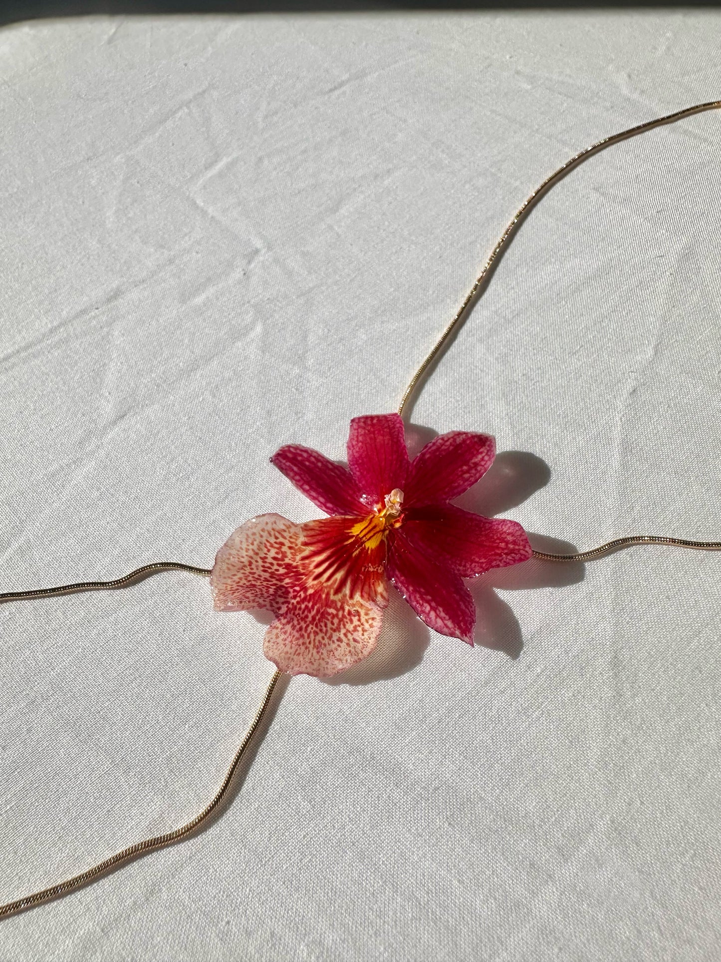 ¨Colección OKIDI¨ Collar orquídea