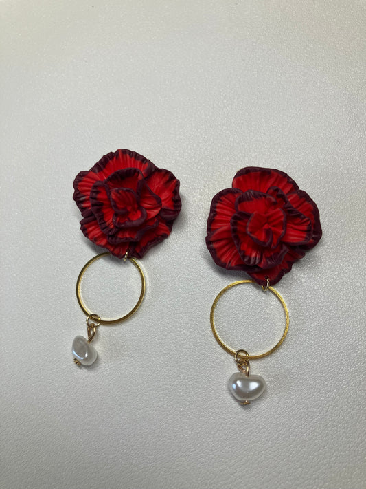 Clavel perla rojo