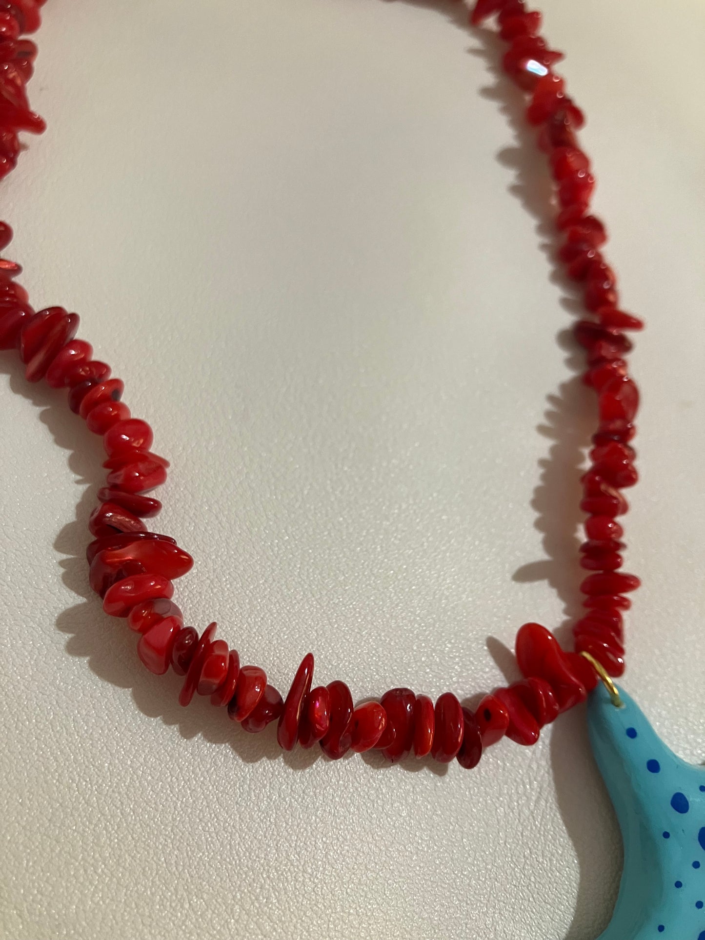Collar estrella rojo