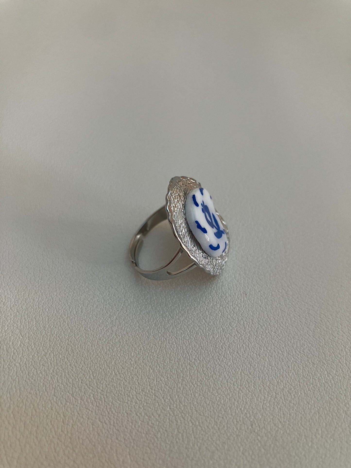 Anillo plateado regulables Colección ¨Gárnata¨