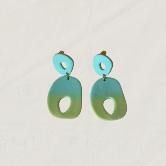 SUMATRA azul pastel y verde pastel