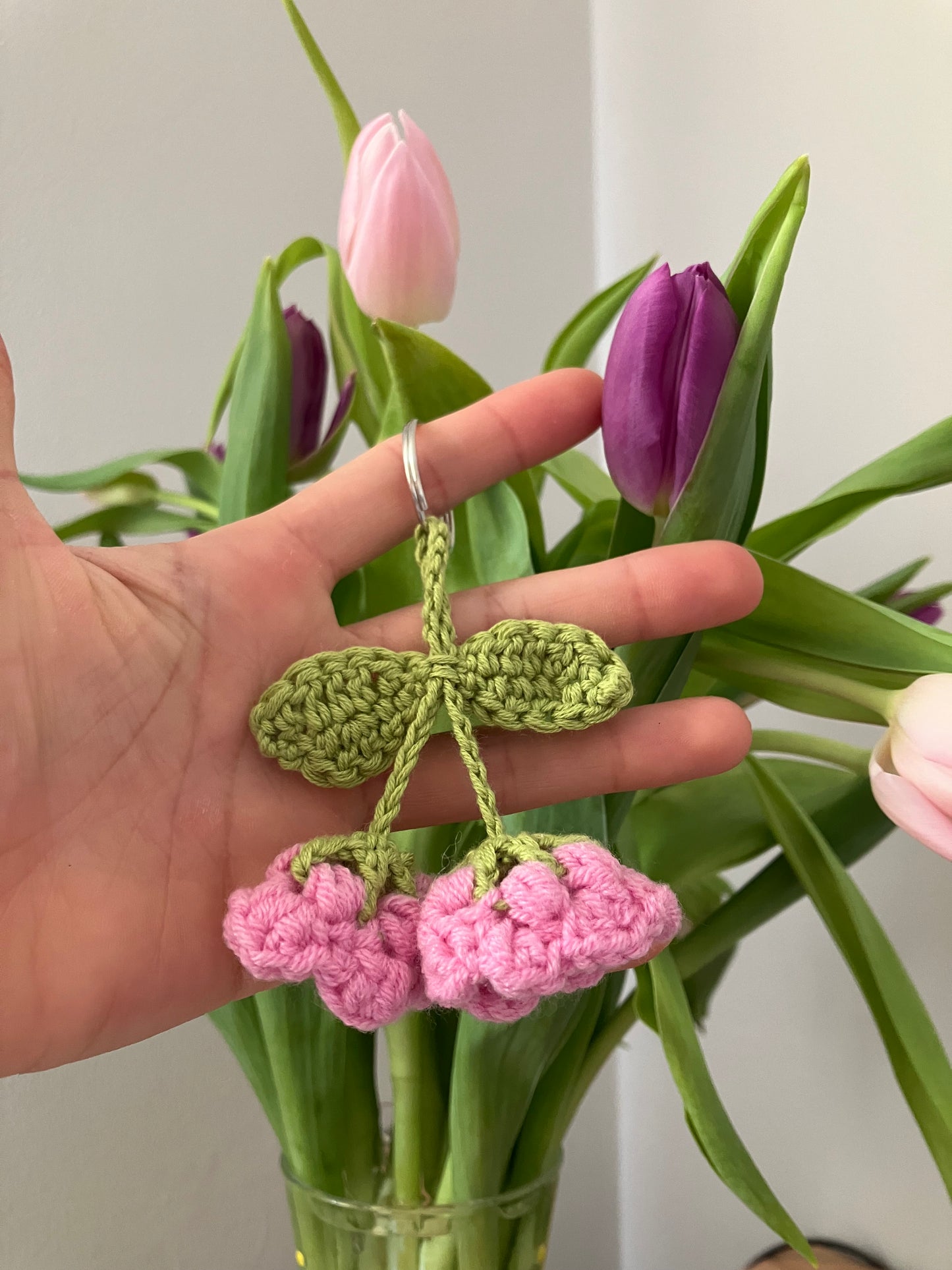 Charms flores crochet