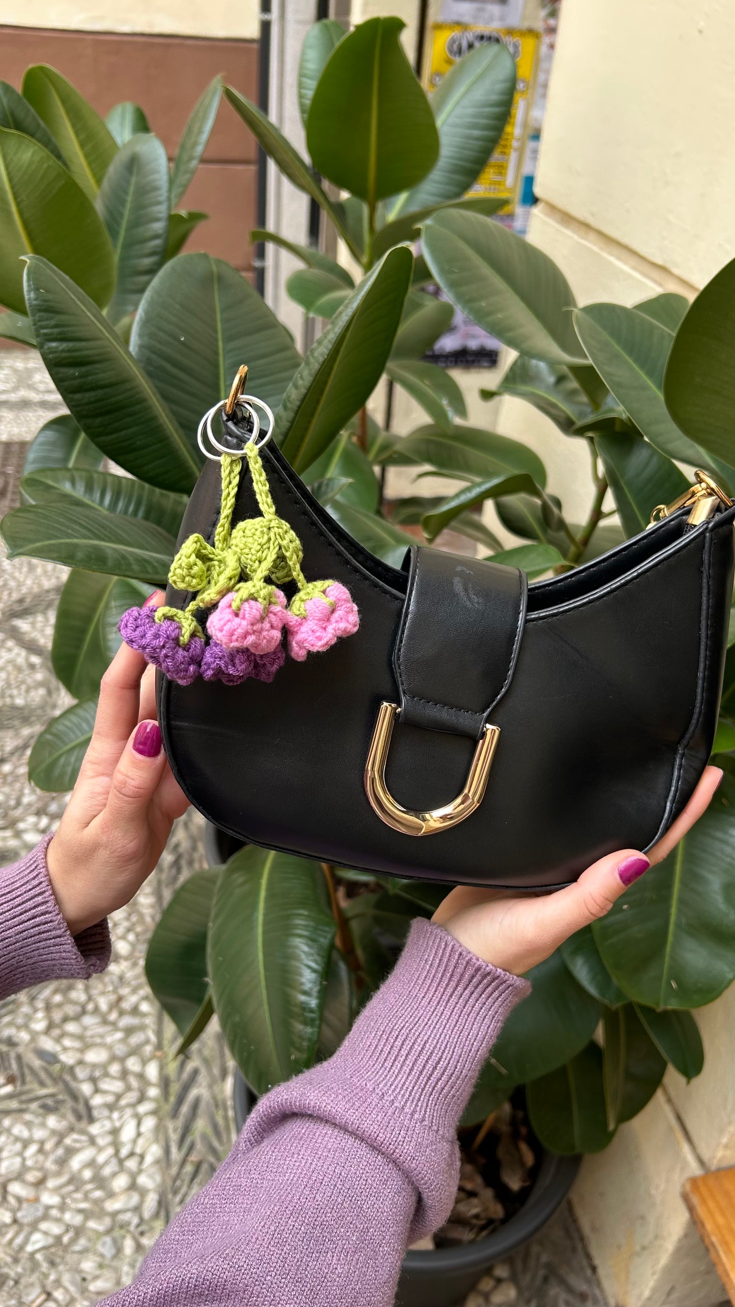 Charms flores crochet