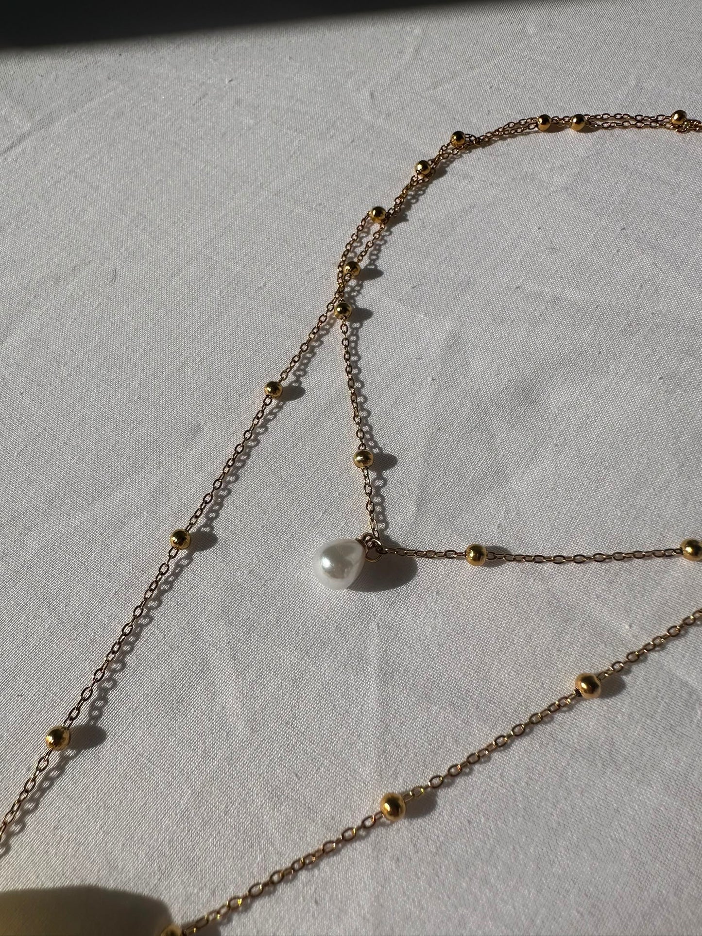 ¨Colección OKIDI¨ Collar orquídea color amarillo mantequilla